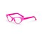 Pink/White Cat Eye Retro Costume Dress Up Hip Hop Rhinestone Glasses (2 Pack)